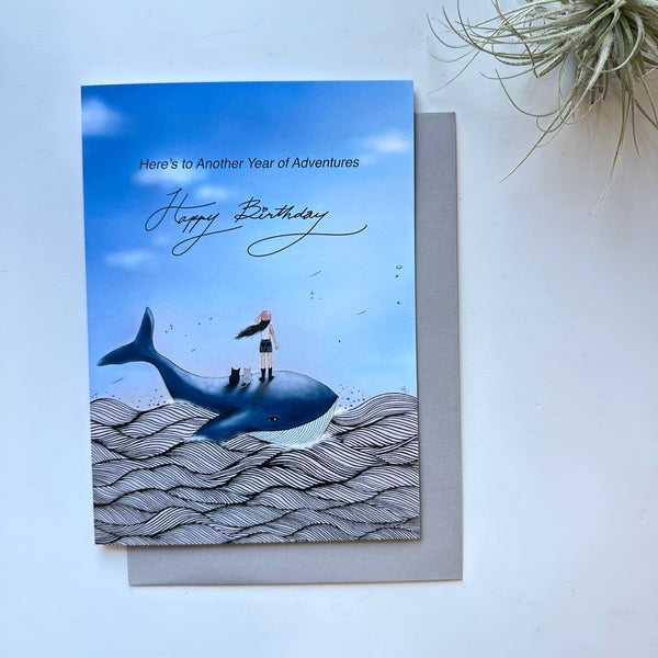 Oh Darling! Let's Be Adventurers: Birthday Greeting Card