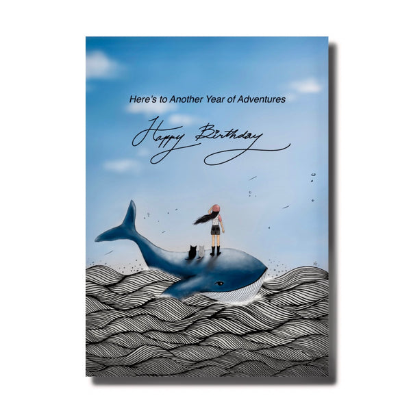 Oh Darling! Let's Be Adventurers: Birthday Greeting Card