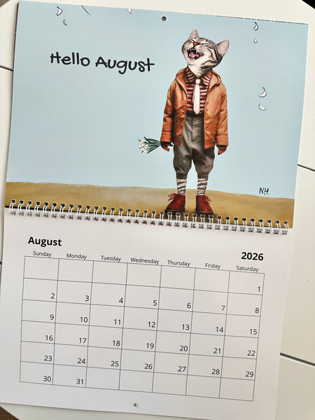 MomentsHaveYou 2026 Whimsical Wall Calendar