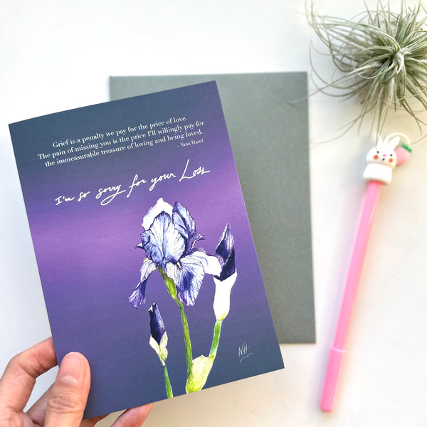 Grief : Sentimental Sympathy Greeting Card