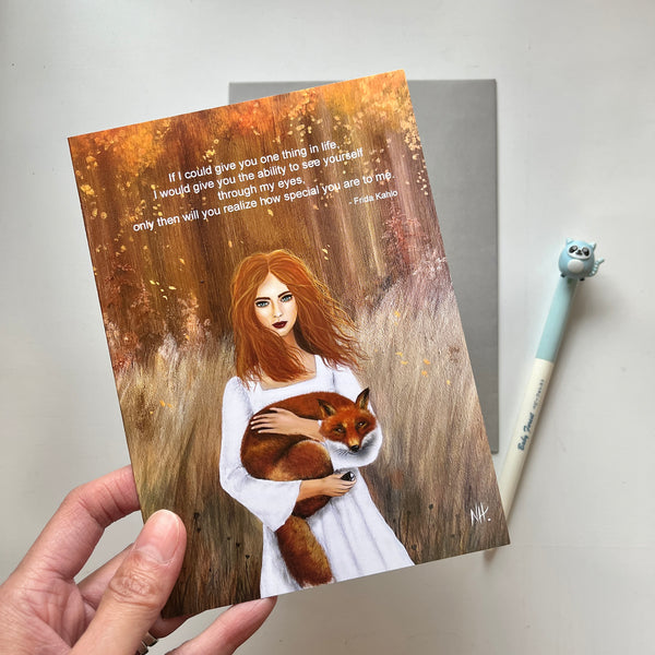 FireFox Spirit, Frida Kahlo: Greeting Card