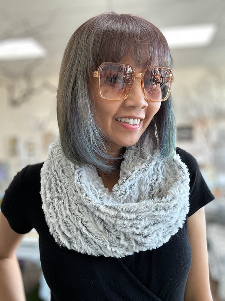 Sylvia Scarf : Super Soft Luxury Vegan Fur Neck Warmer