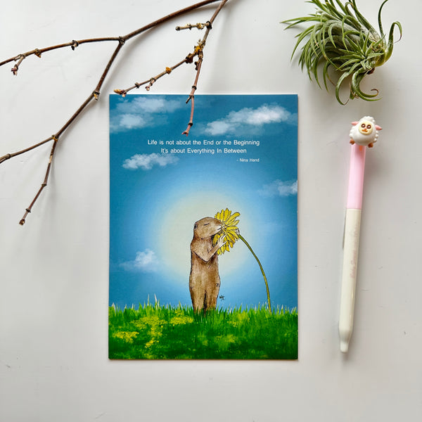 Everything In Between Greeting Card