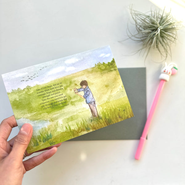 Jar of Wonder...Sweet and Heartfelt Greeting Card