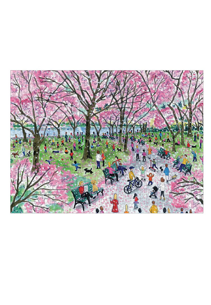 Cherry Blossoms : 1000-Piece Puzzle by Michael Storrings