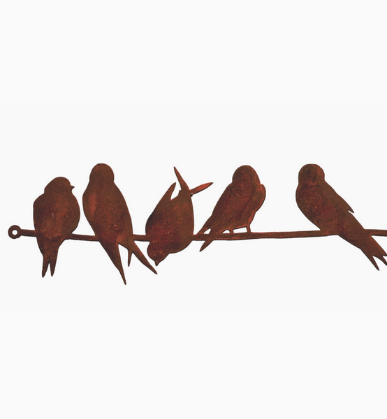Birds On Wire Wall Art Made In USA