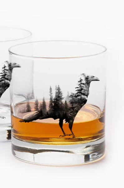 Handmade Beautiful Whiskey Glasses :Old-Fashioned Rock Glasses Made in USA