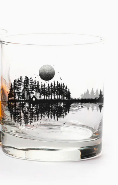 Handmade Beautiful Whiskey Glasses :Old-Fashioned Rock Glasses Made in USA