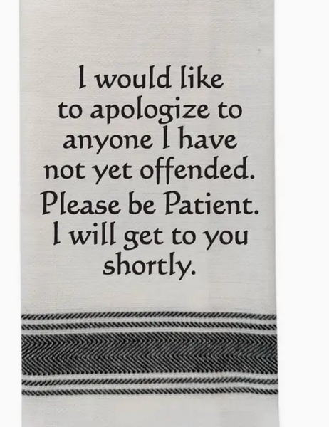 Everyday Funny 100% Cotton Dish Towel
