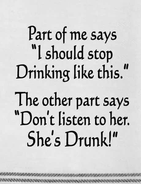 Everyday Funny 100% Cotton Dish Towel