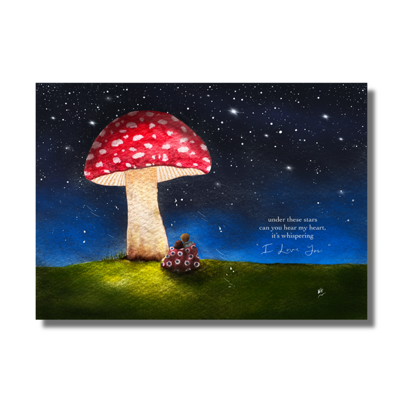 Under The Stars: Greeting Card