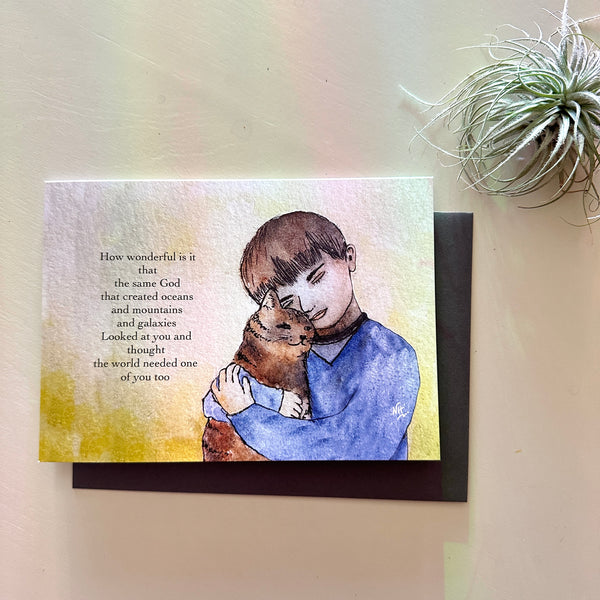 The World Needs You ... All Occasion Greeting Card