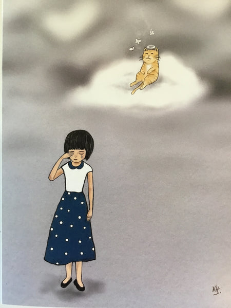 Goodbye My Angel: Pet Sympathy Greeting Card