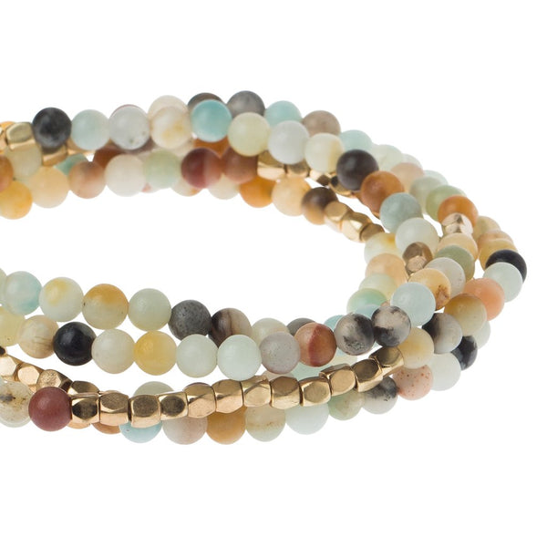Amazonite Stone Wrap Bracelet/Necklace