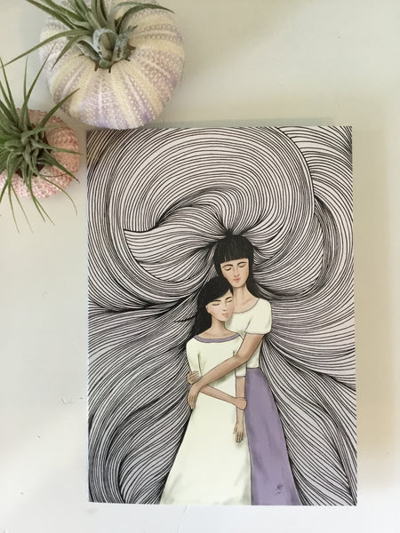 We Are Born Of Love: Greeting Card