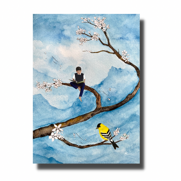 Art Of Being Sentimental Greeting Card Made in PDX