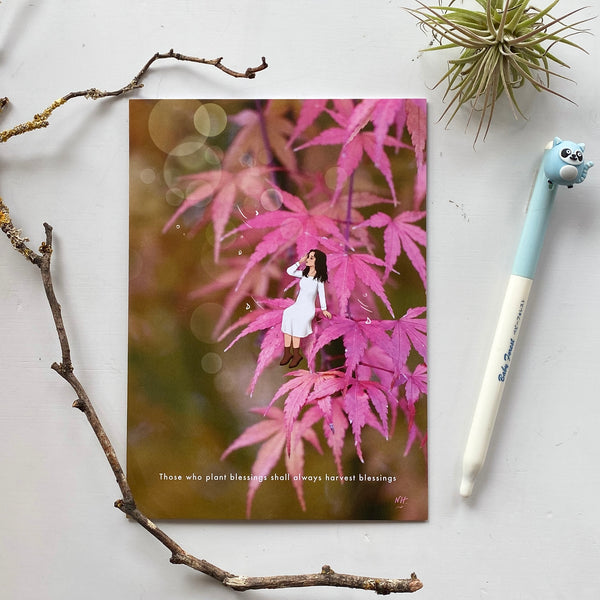 Blessing Sentimental Greeting Card made in PDX