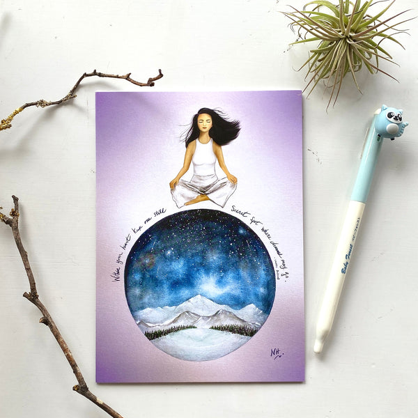 Dream Away Sentimental Greeting Card Made in PDX