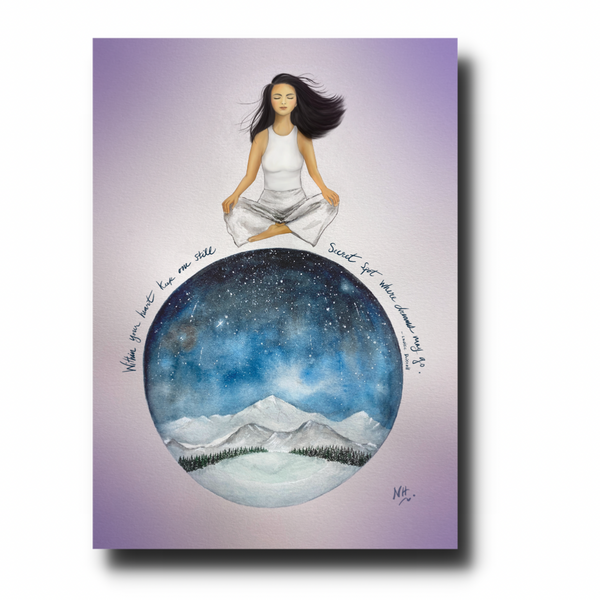 Dream Away Sentimental Greeting Card Made in PDX