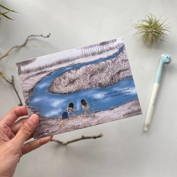 Happy Day Friend Whimsical Greeting Card Made in PDX