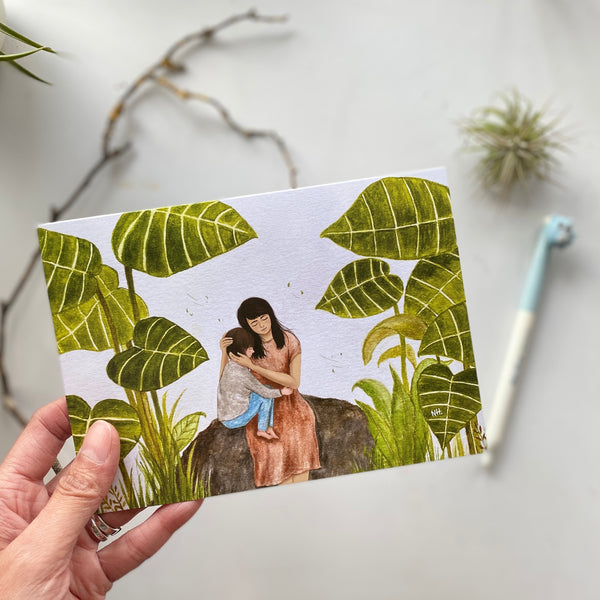 Mother's Arms Sentimental Greeting Card Made In PDX