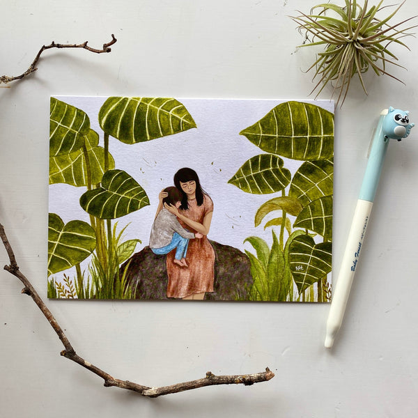 Mother's Arms Sentimental Greeting Card Made In PDX