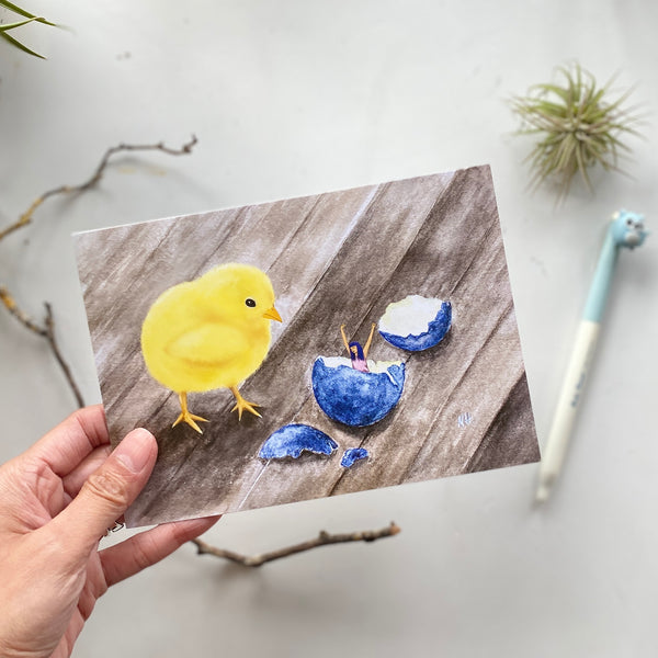 Rise Up, Darling! Whimsical Greeting Card