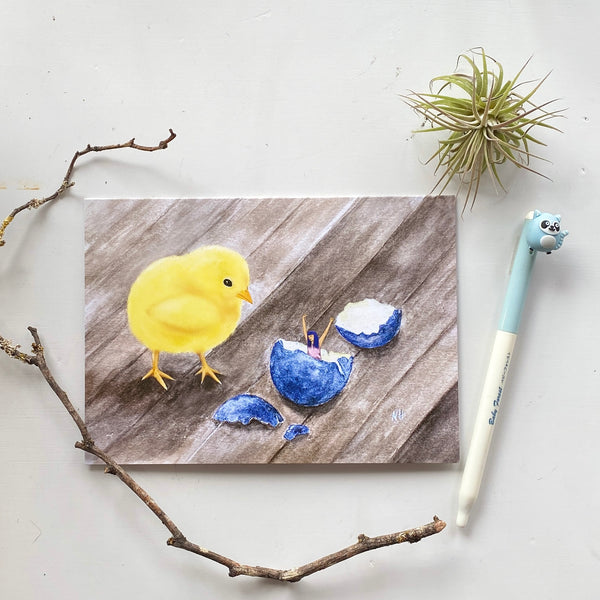 Rise Up, Darling! Whimsical Greeting Card