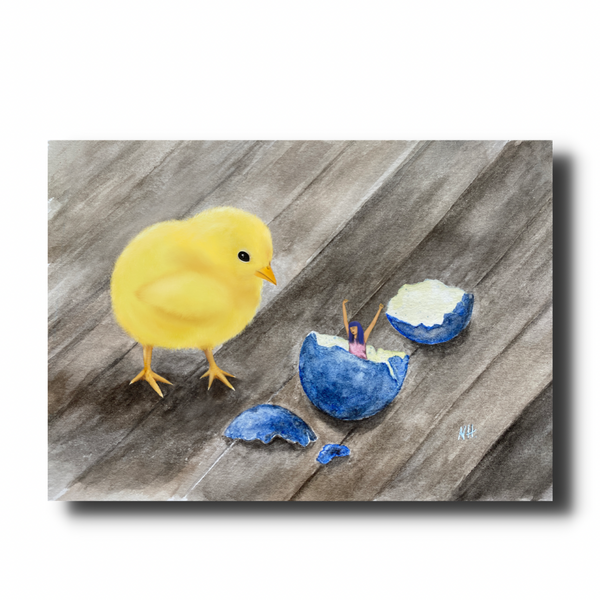 Rise Up, Darling! Whimsical Greeting Card