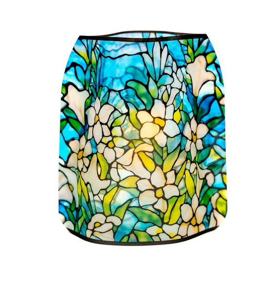 TIFFANY FIELD OF LILIES Luminary Lantern / Candle Holder