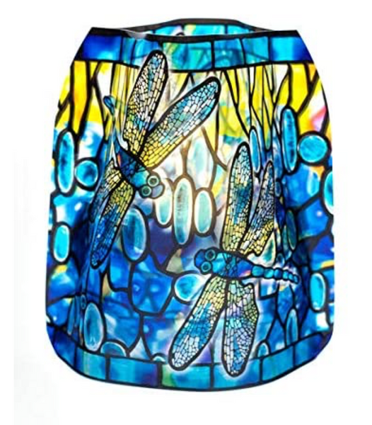 LOUIS C. TIFFANY DRAGONFLY Luminary Lanterns/ Candle Holder/ Vase