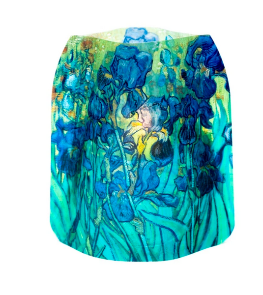 Vincent Van Gogh Irises : Luminary Lantern / Candle Holder!