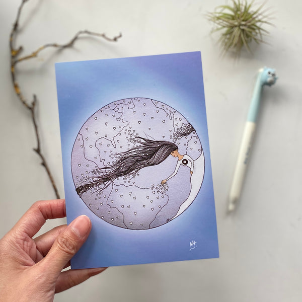 Spread Love (Color) Sentimental Greeting Card Made In PDX