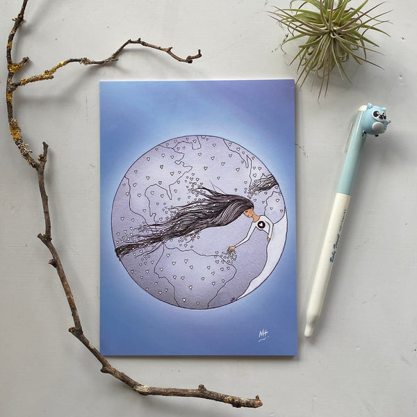 Spread Love (Color) Sentimental Greeting Card Made In PDX