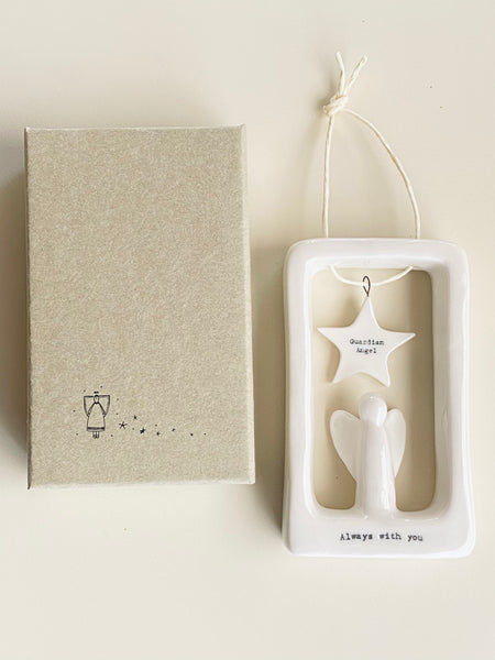 Guardian Angel w/ Star: Hanging Wall Decor