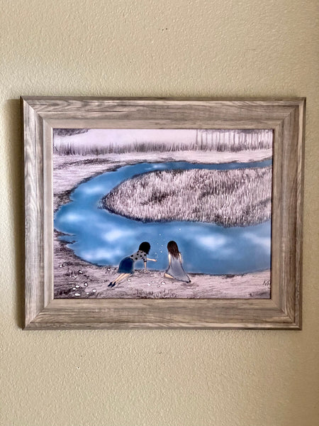 Happy Day Art Print by Nina Hand