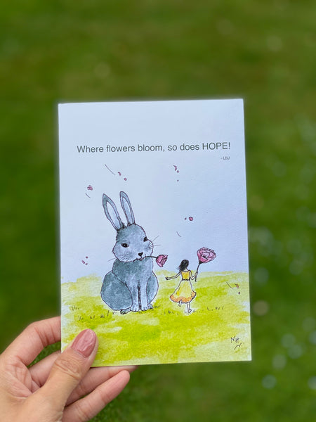 Hope Blooms: Greeting Card