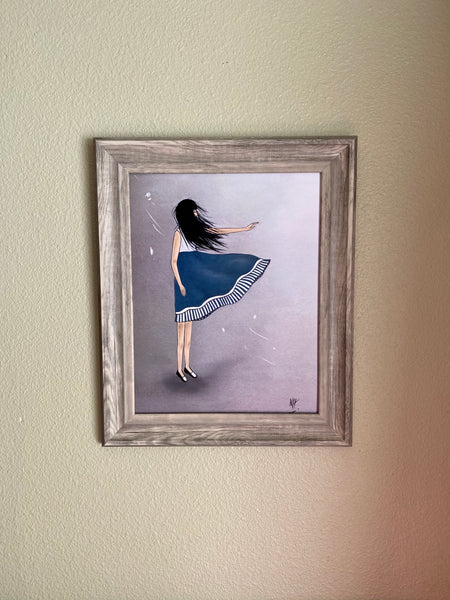 You Are On My Mind: Art Print by Nina Hand