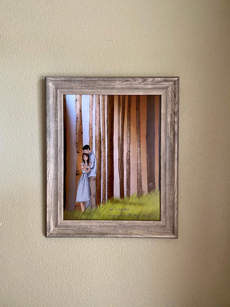 Our Happy Place: Art Print by Nina Hand