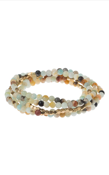 Amazonite Stone Wrap Bracelet/Necklace