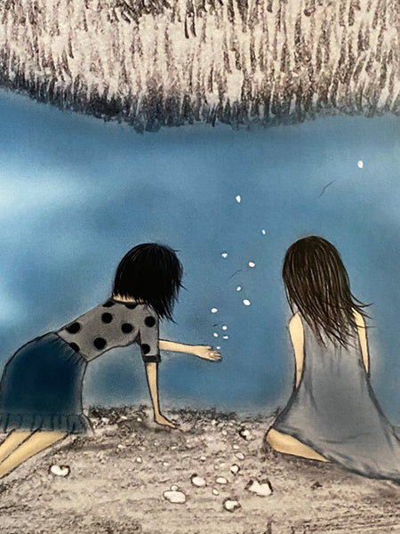 Happy Day Art Print by Nina Hand