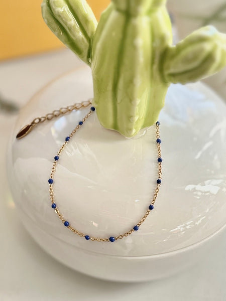 Delicate Dainty Semi Precious Seed Beads Bracelet
