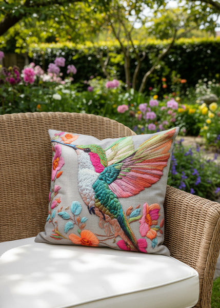 Beautiful Outdoor Fabric Throw Pillow Cover and Insert