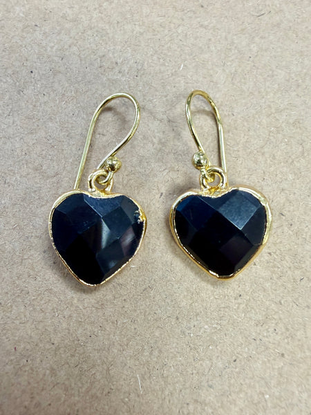 Handmade Heart Drop Earrings Handmade In USA