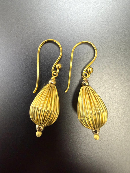 Vintage Inspired Bell Dangle Earrings