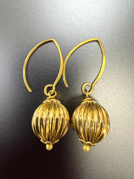 Vintage Inspired Bell Dangle Earrings