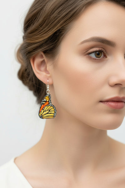 Butterfly Wooden Earrings: Made in CA