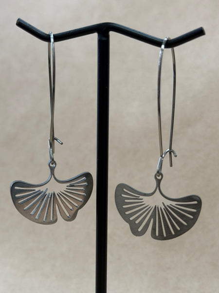 Ginkgo Drop Earrings