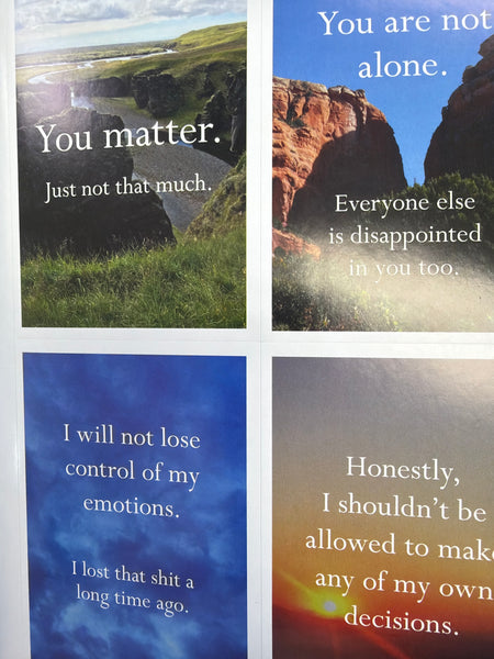 Disappointing Affirmations Sticker Book: 100+ Stickers to Stick Wherever