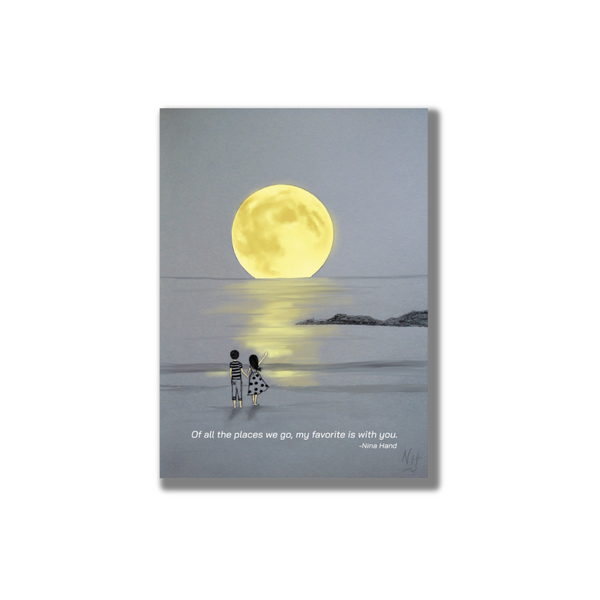 Fly Me To The Moon Greeting Card